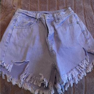 Wild Fable Purple Jean Shorts